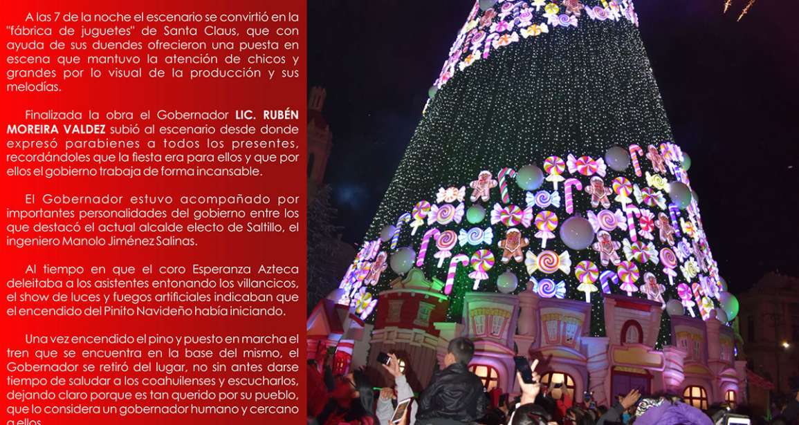 Encendido Pino Navideño