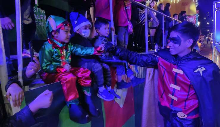 Desfile navideño en Querétaro